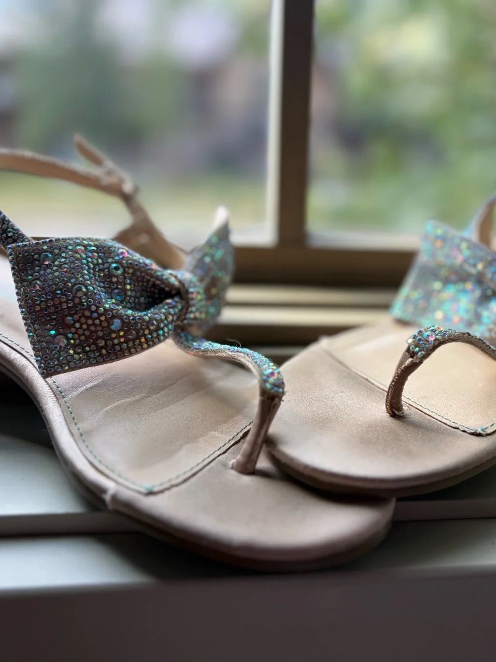 Betsey Johnson Rhinestone sandals